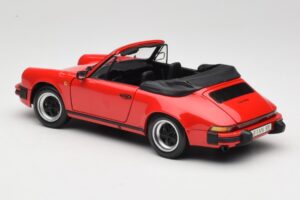 Porsche 911 SC Cabriolet Röd Minichamps 1:18 100063030 Metall — bild 7 av 8
