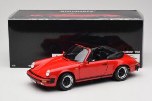 Porsche 911 SC Cabriolet Röd Minichamps 1:18 100063030 Metall — bild 8 av 8