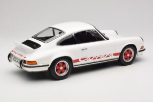 Porsche 911 Carrera RS 2.7 Grand Prix White With Red Norev 1:12 127514 Metall — bild 2 av 6