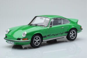Porsche 911 Carrera RS 2.7 Grön Norev 1:18 187680 Metall