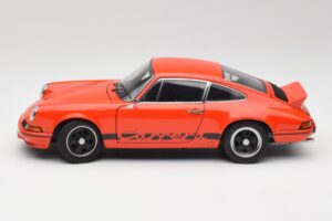 Porsche 911 Carrera RS 2.7 Orange & Svarta Ränder AUTOart 1:18 78054 Metall — bild 4 av 8