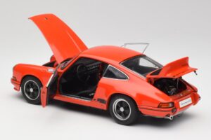 Porsche 911 Carrera RS 2.7 Orange & Svarta Ränder AUTOart 1:18 78054 Metall — bild 5 av 8