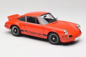 Porsche 911 Carrera RS 2.7 Orange & Svarta Ränder AUTOart 1:18 78054 Metall — bild 6 av 8