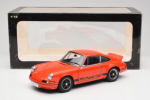 Porsche 911 Carrera RS 2.7 Orange & Svarta Ränder AUTOart 1:18 78054 Metall — bild 8 av 8