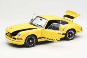 Porsche 911 Carrera RS 2.7 Gul AUTOart 1:18 78053 Metall — bild 2 av 8