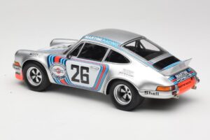 Porsche 911 Carrera RSR Group 4 GT #26 Martini Racing H. Muller / G. van Lennep GT Class Winner 1000 km Dijon 1973 Minichamps — bild 5 av 6
