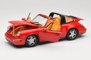 Porsche 911 Carrera Targa Röd Anson 1:18 3054 Metall — bild 2 av 8