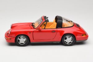 Porsche 911 Carrera Targa Röd Anson 1:18 3054 Metall — bild 4 av 8
