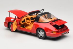 Porsche 911 Carrera Targa Röd Anson 1:18 3054 Metall — bild 5 av 8