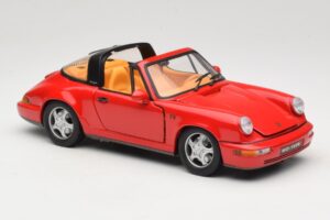Porsche 911 Carrera Targa Röd Anson 1:18 3054 Metall — bild 6 av 8
