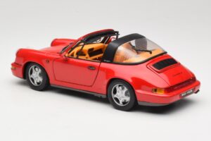 Porsche 911 Carrera Targa Röd Anson 1:18 3054 Metall — bild 7 av 8