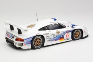 Porsche 911 GT1 #6 T. Boutsen / H-J. Stuck 1997 UT Models 1:18 39720 Metall — bild 3 av 8