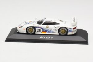 Porsche 911 GT1 #25 Warsteiner 24 Hours of Le Mans 1997 Minichamps 1:43 WAP02003197 Metall
