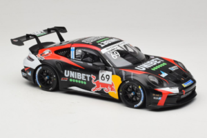 Porsche 911 GT3 Cup 992 #69 K. Rovanpera Zolder GP 2024 IXO 1:18 18RMC226 Metall — bild 4 av 6