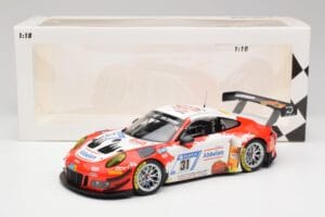 Porsche 911 GT3 R #31 Frikadelli Racing N. Siedler / M. Seefried 24 Hours Nürburgring 2018 Minichamps 1:18 153186931 Metall — bild 6 av 6