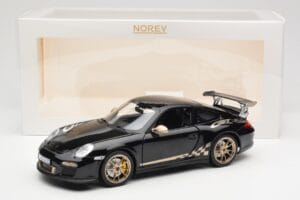 Porsche 911 997 GT3 RS Svart Norev 1:18 187563 Metall — bild 8 av 8