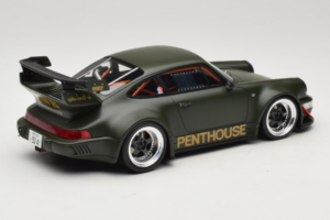Porsche 911 RWB Penthouse Kaki Green GT Spirit 1:18 GT559 Resin — bild 2 av 6