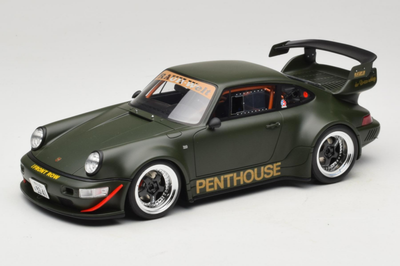 Porsche 911 RWB Penthouse Kaki Green GT Spirit 1:18 GT559 Resin
