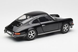 Porsche 911 S Svart Schuco 1:18 450047200 Metall — bild 3 av 8
