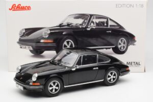 Porsche 911 S Svart Schuco 1:18 450047200 Metall — bild 8 av 8