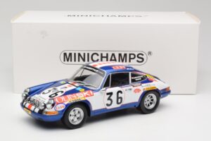 Porsche 911 S #36 B. Waldegard / C. Cheneviere 24 Hours of Le Mans 1971 Minichamps 1:18 107716836 Resin — bild 6 av 6