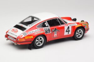 Porsche 911 S #4 G. Larrousse / M. Perramond 2nd Place Rally Monte Carlo 1972 Minichamps 1:18 107726804 Resin — bild 2 av 6