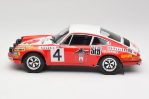 Porsche 911 S #4 G. Larrousse / M. Perramond 2nd Place Rally Monte Carlo 1972 Minichamps 1:18 107726804 Resin — bild 3 av 6