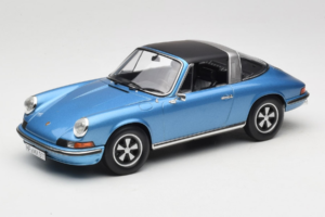 Porsche 911 S Targa Blue Metallic Norev 1:18 187646 Metall — bild 2 av 8