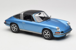 Porsche 911 S Targa Blue Metallic Norev 1:18 187646 Metall — bild 5 av 8