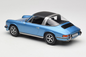 Porsche 911 S Targa Blue Metallic Norev 1:18 187646 Metall — bild 7 av 8