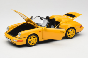Porsche 911 964 Speedster Speed Yellow Norev 1:18 187130 Metall — bild 2 av 8