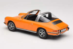 Porsche 911 T Targa Orange Norev 1:18 187220 Metall — bild 7 av 8