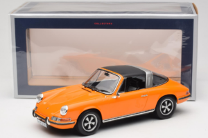 Porsche 911 T Targa Orange Norev 1:18 187220 Metall — bild 8 av 8