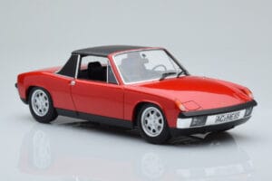 Porsche 914 1.7 Bahia Röd Norev 1:18 187690 Metall — bild 4 av 7