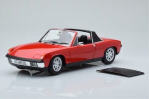 Porsche 914 1.7 Bahia Röd Norev 1:18 187690 Metall — bild 6 av 7