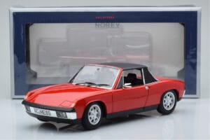 Porsche 914 1.7 Bahia Röd Norev 1:18 187690 Metall — bild 7 av 7
