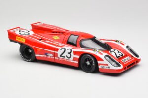 Porsche 917K #23 R. Attwood / H. Herrmann 24 Hours of Le Mans Winner 1970 Norev 1:18 187586 Metall — bild 4 av 6