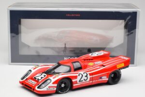 Porsche 917K #23 R. Attwood / H. Herrmann 24 Hours of Le Mans Winner 1970 Norev 1:18 187586 Metall — bild 6 av 6