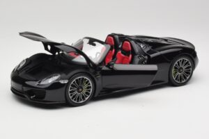 Porsche 918 Spyder Basalt Svart Metallic Minichamps 1:18 110062431 Metall — bild 2 av 8