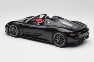 Porsche 918 Spyder Basalt Svart Metallic Minichamps 1:18 110062431 Metall — bild 7 av 8