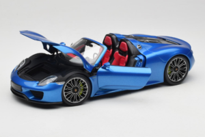Porsche 918 Spyder Blue Metallic Minichamps 1:18 110062432 Metall — bild 2 av 8