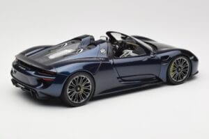 Porsche 918 Spyder Blå Metallic Minichamps 1:18 113062434 Metall — bild 3 av 8