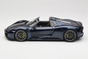 Porsche 918 Spyder Blå Metallic Minichamps 1:18 113062434 Metall — bild 4 av 8