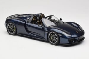 Porsche 918 Spyder Blå Metallic Minichamps 1:18 113062434 Metall — bild 6 av 8