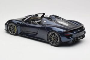 Porsche 918 Spyder Blå Metallic Minichamps 1:18 113062434 Metall — bild 7 av 8