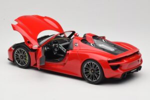 Porsche 918 Spyder Röd Minichamps 1:18 110062435 Metall — bild 5 av 8
