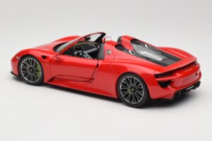 Porsche 918 Spyder Röd Minichamps 1:18 110062435 Metall — bild 7 av 8