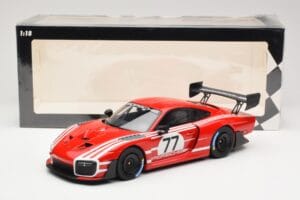 Porsche 935/19 Röd med Vita Ränder Minichamps 1:18 155067577 Metall — bild 6 av 6