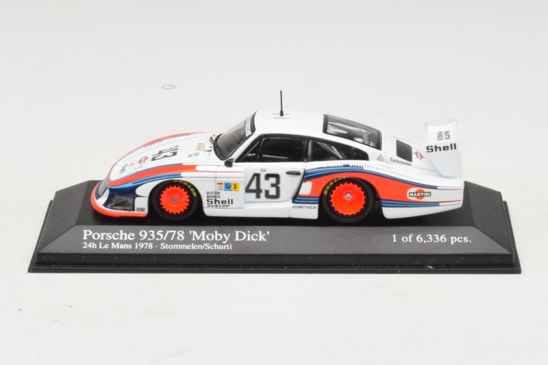 Porsche 935/78 Moby Dick #43 R. Stommelen / M. Schurti 24 Hours of Le Mans 1978 Minichamps 1:43 430786743 Metall