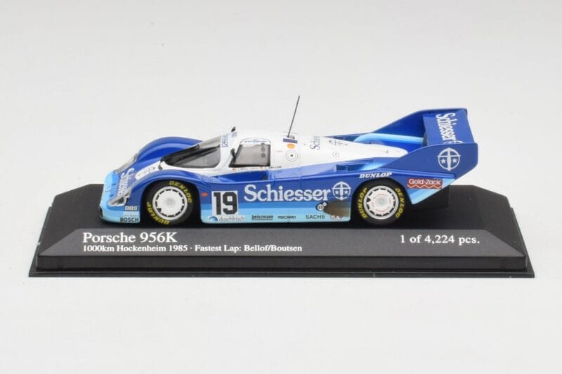 Porsche 956 #1 Brun S. Bellof / T. Boutsen Hockenheim 1985 Minichamps 1:43 430856699 Metall
